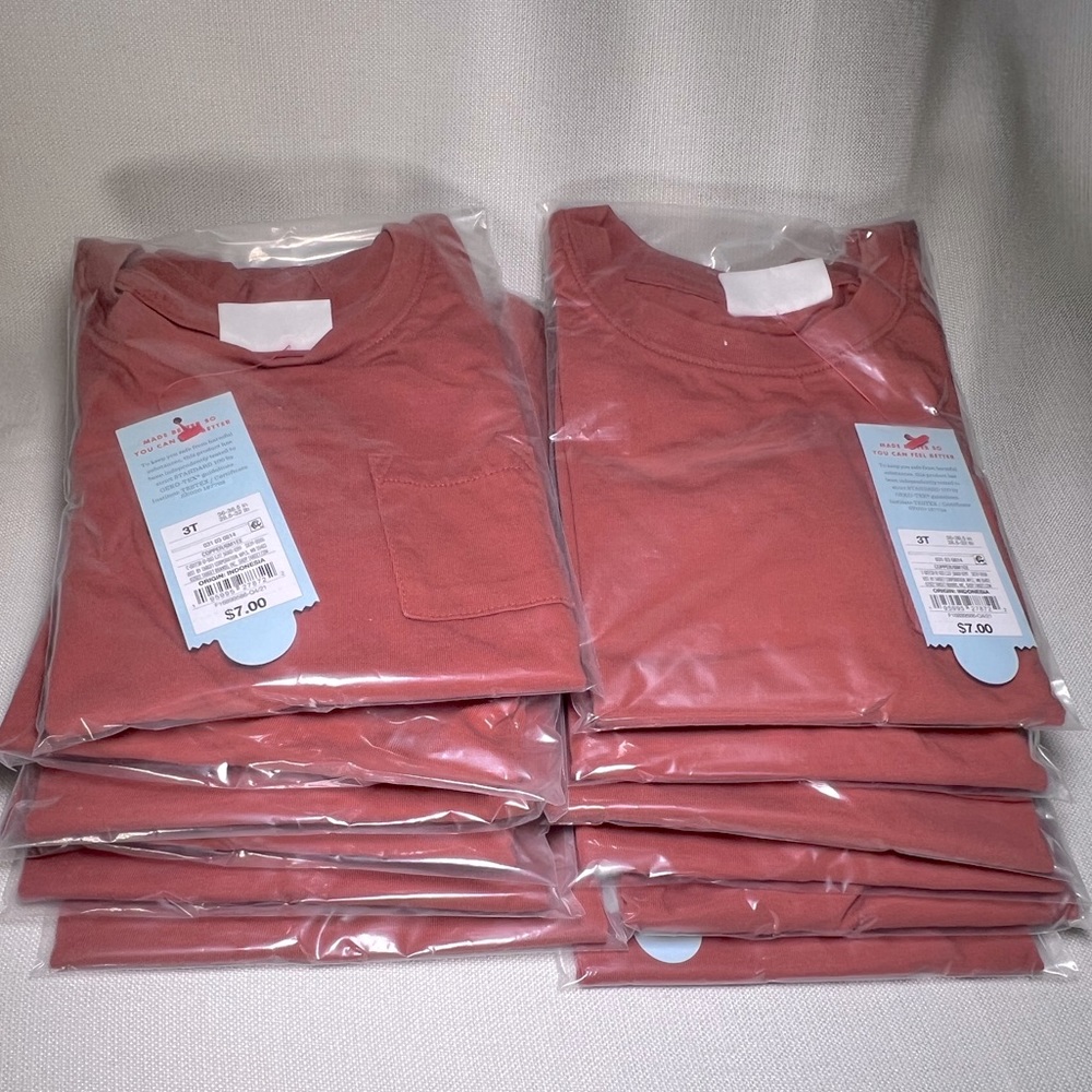 Cat & Jack toddler short sleeve pocket tee - bundle of 12 - size 3T
